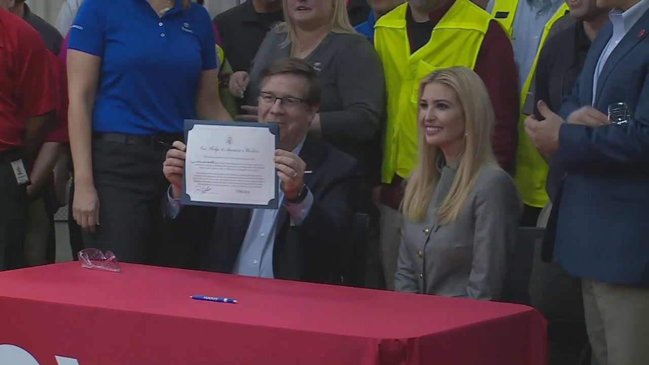 Ivanka Trump joins Gov. Bevin in tour of Toyota plant in Georgetown